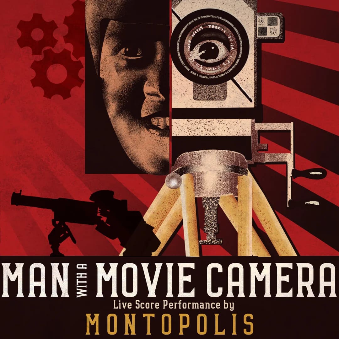 Man with movie camera