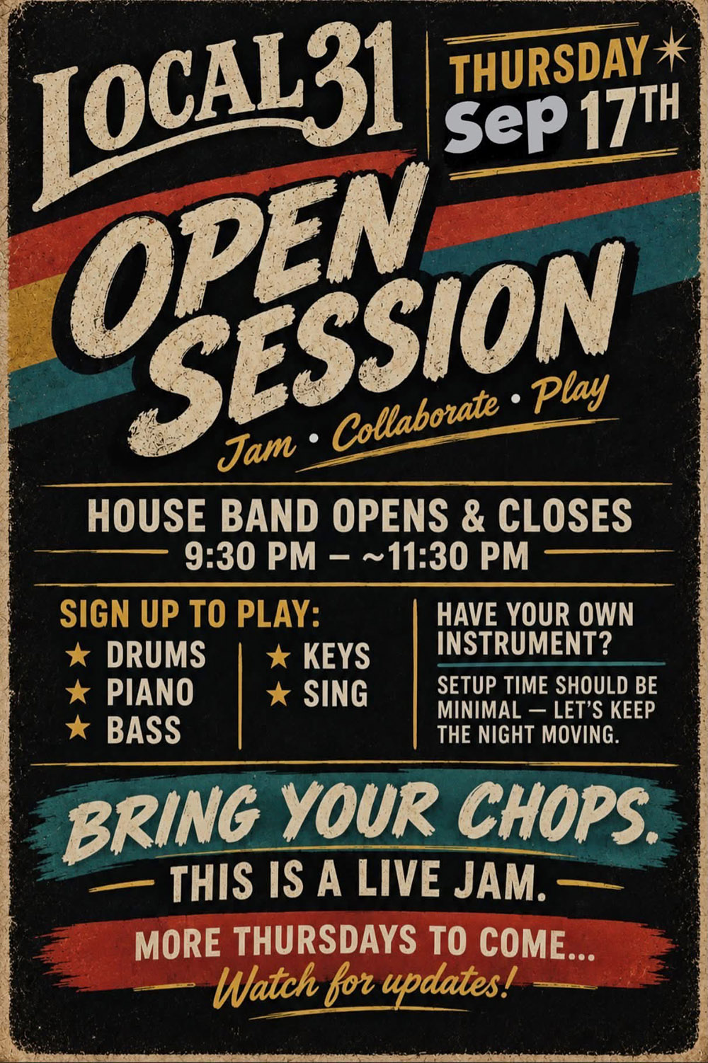 Jam Poster